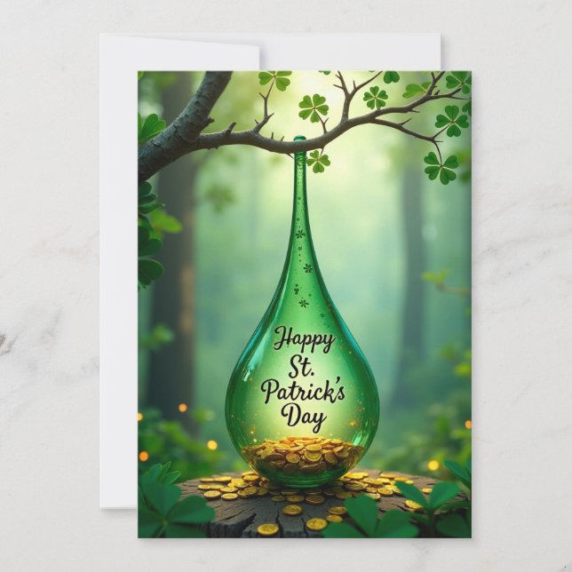 St. Patrick's Day  Thank You Card (Front)