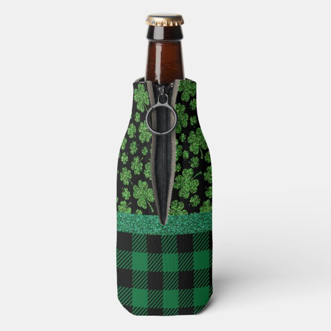  St. Patrick's Day Themed Pattern Bottle Cooler (Bottle Back)