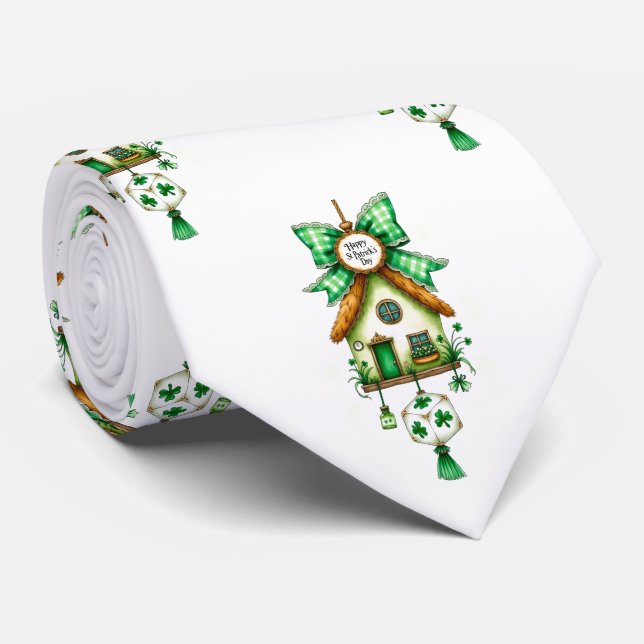  St. Patrick's Day Tie (Rolled)