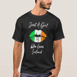 St Patricks Day To Saint Paddy's Lips Flag Love Ir T-Shirt