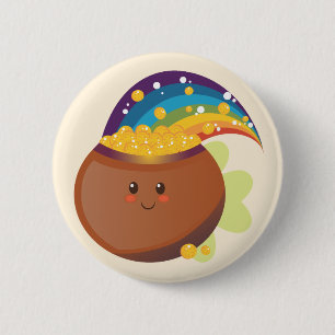 St. Patrick's Day Treasure 6 Cm Round Badge