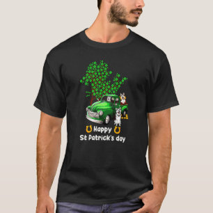 St Patricks Day Truck Shamrock Paw Dog Men Women K T-Shirt