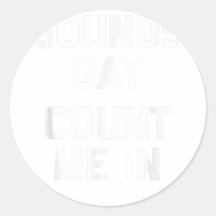 St Patricks Day TShirt Gay Pride Shirt Gay Bear Sh Classic Round Sticker
