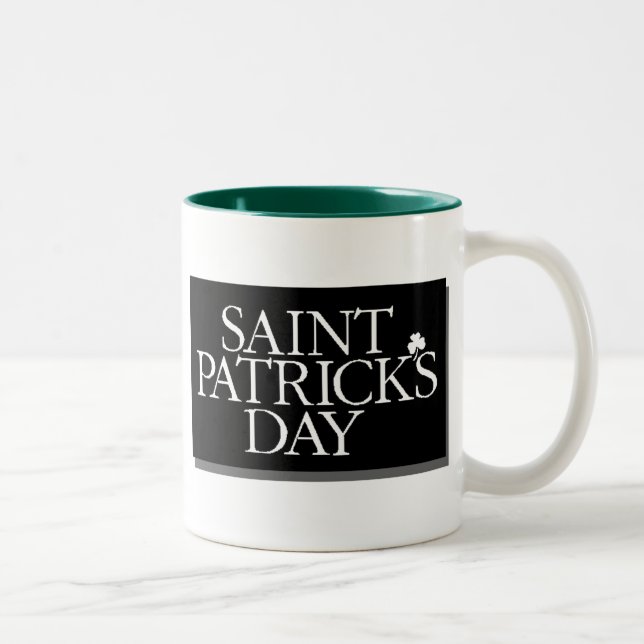 St. Patrick's Day Two-Tone Coffee Mug (Right)