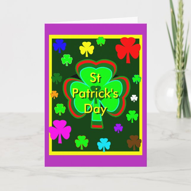 St Patrick's Day UCreate Template Purple The MUSEU (Front)