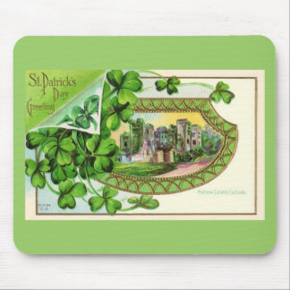 St. Patrick's Day Vintage Ireland Castle Mouse Pad