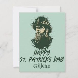 St. Patrick's Day vintage Shamrock personalise