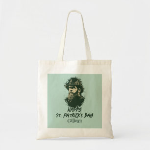 St. Patrick's Day vintage Shamrock personalise Tote Bag