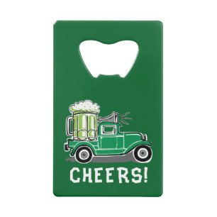 St Patrick's Day Vintage Truck Green Beer