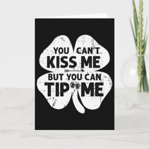St. Patricks Day Waitress Rtender Waiter Tips Sham Card