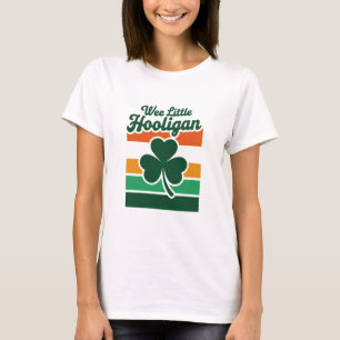 St Patricks Day Wee Little Hooligan Funny  T-Shirt