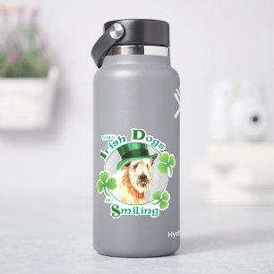 St. Patrick's Day Wheaten Vinyl Sticker