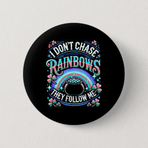 St Patricks Day Women Shamrock Saint Patricks Day 6 Cm Round Badge