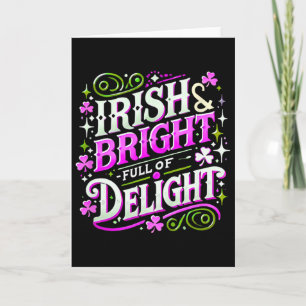 St Patricks Day Women Shamrock Saint Patricks Day  Card