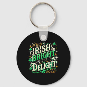St Patricks Day Women Shamrock Saint Patricks Day  Key Ring