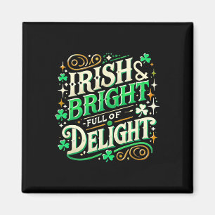 St Patricks Day Women Shamrock Saint Patricks Day Magnet