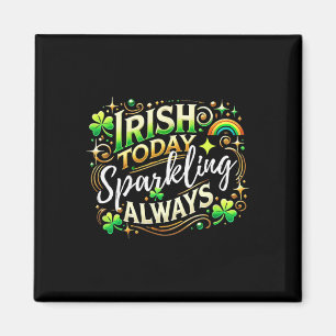 St Patricks Day Women Shamrock Saint Patricks Day Magnet