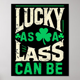 St Patricks Day Women Shamrock Saint Patricks Day Poster