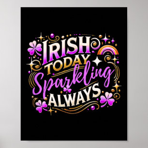 St Patricks Day Women Shamrock Saint Patricks Day Poster
