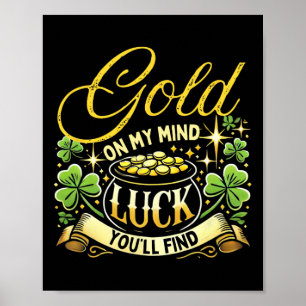 St Patricks Day Women Shamrock Saint Patricks Day Poster