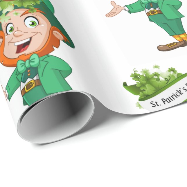 St. Patrick's Day Wrapping Paper (Roll Corner)