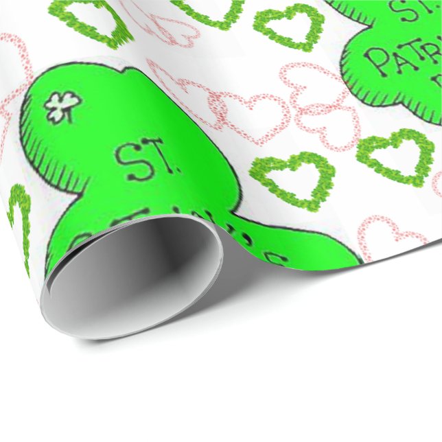 St. Patrick's Day Wrapping Paper (Roll Corner)