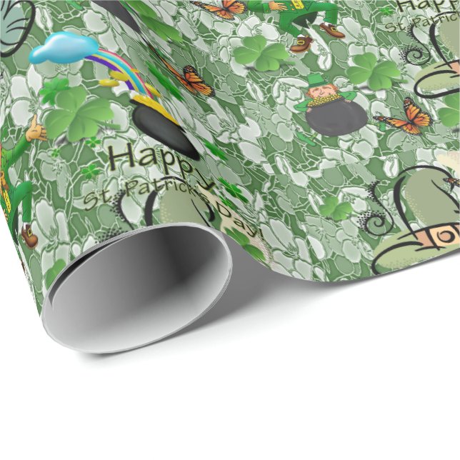 St. Patrick's Day Wrapping Paper (Roll Corner)