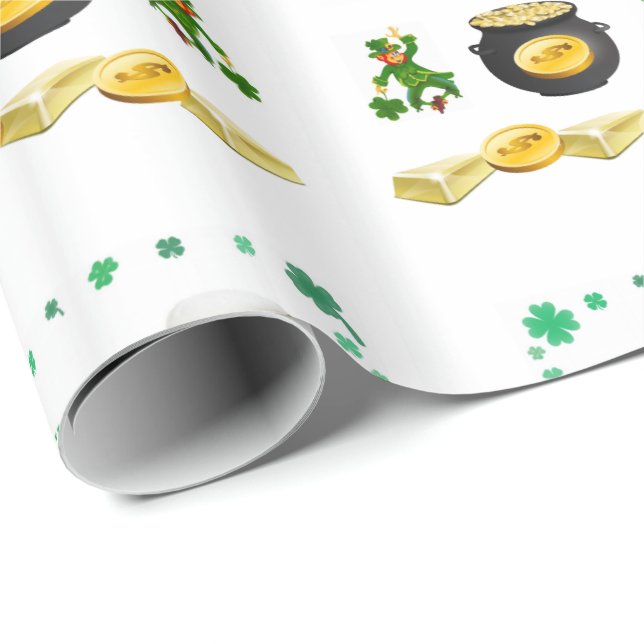 St. Patrick's Day Wrapping Paper (Roll Corner)