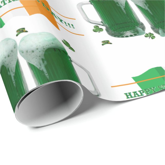 St. Patrick's Day Wrapping Paper (Roll Corner)