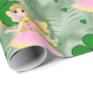 St. Patrick's Day Wrapping Paper Fairy