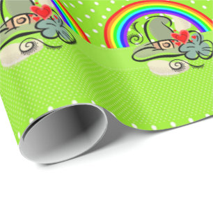 St. Patrick's Day Wrapping Paper Rainbow