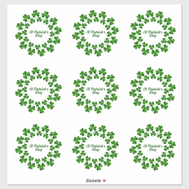 St Patrick's Day Wreath Thunder_Cove (Sheet)