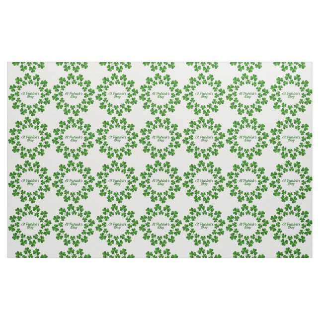 St Patrick's Day Wreath Thunder_Cove Fabric (Fat Quarter)