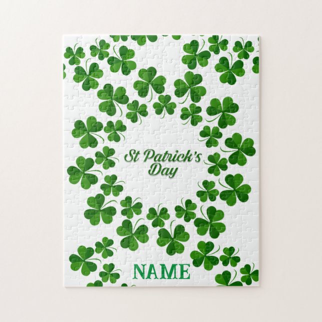 St Patrick's Day Wreath Thunder_Cove Jigsaw Puzzle (Vertical)