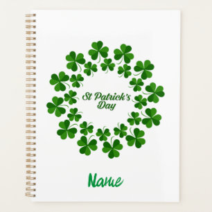 St Patrick's Day Wreath Thunder_Cove Planner