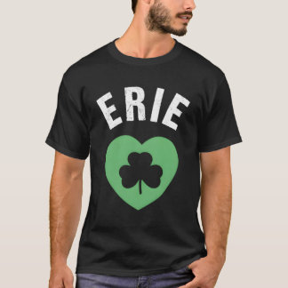 St Patricks Erie Pa Love Green Irish Saint Pattys  T-Shirt