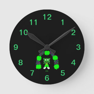 St.  Patrick's FrankenCheese Acrylic Wall Clock