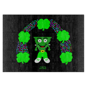 St. Patrick's FrankenCheese Cutting Board