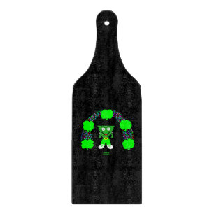St. Patrick's FrankenCheese Cutting Board Paddle