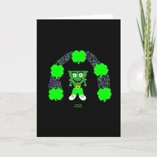 St. Patrick's FrankenCheese Greeting Card