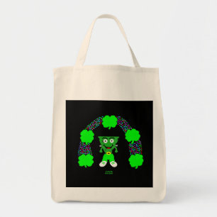 St. Patrick's FrankenCheese Grocery Tote Bag