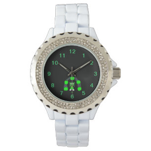 St. Patrick's FrankenCheese Rhinestone Watch