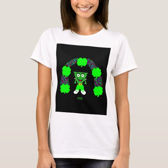 St.  Patrick's FrankenCheese Women's White T Shirt (Front)