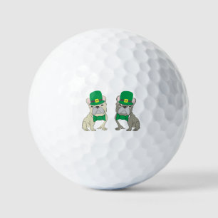 St. Patricks French Bulldogs Golf Balls