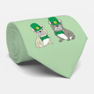 St. Patricks French Bulldogs Tie