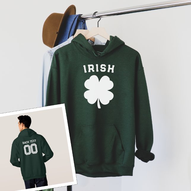 St. Patrick's Game Day With Your Name and Number Hoodie (Creator Uploaded)