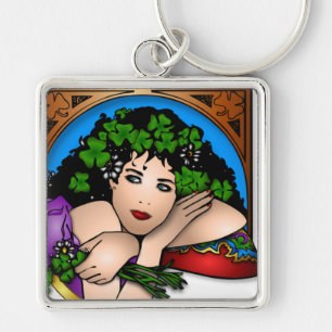 ST. PATRICK'S GIRL KEY RING
