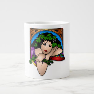 ST. PATRICK'S GIRL LARGE COFFEE MUG