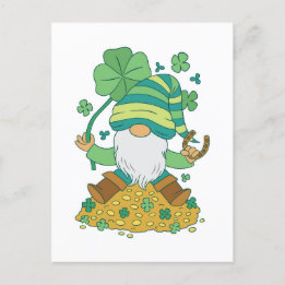 St. Patrick's Gnome Postcard