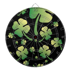 St. Patricks Gradient Clover Dartboard